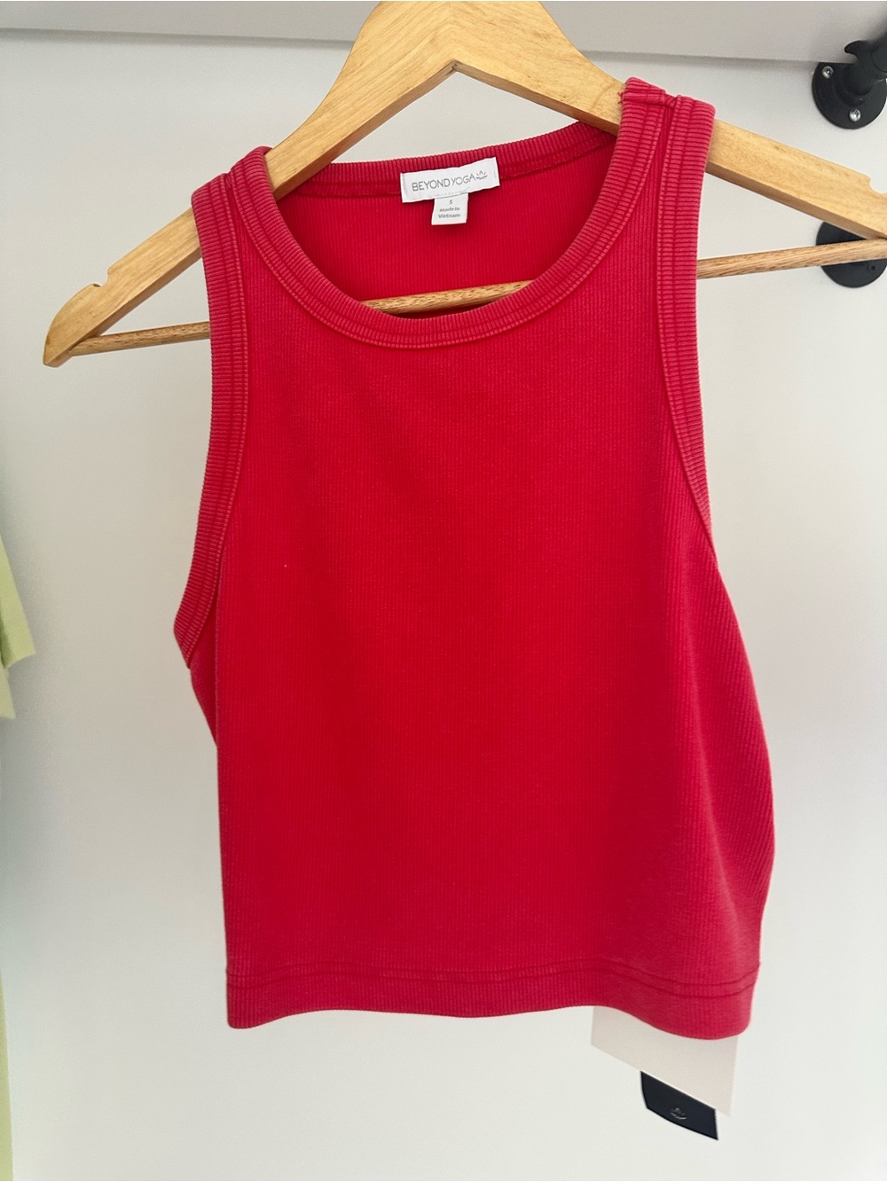 Beyond Yoga Women's Cropped Ribbed Tank Top - *Pink - Picture 1 of 3